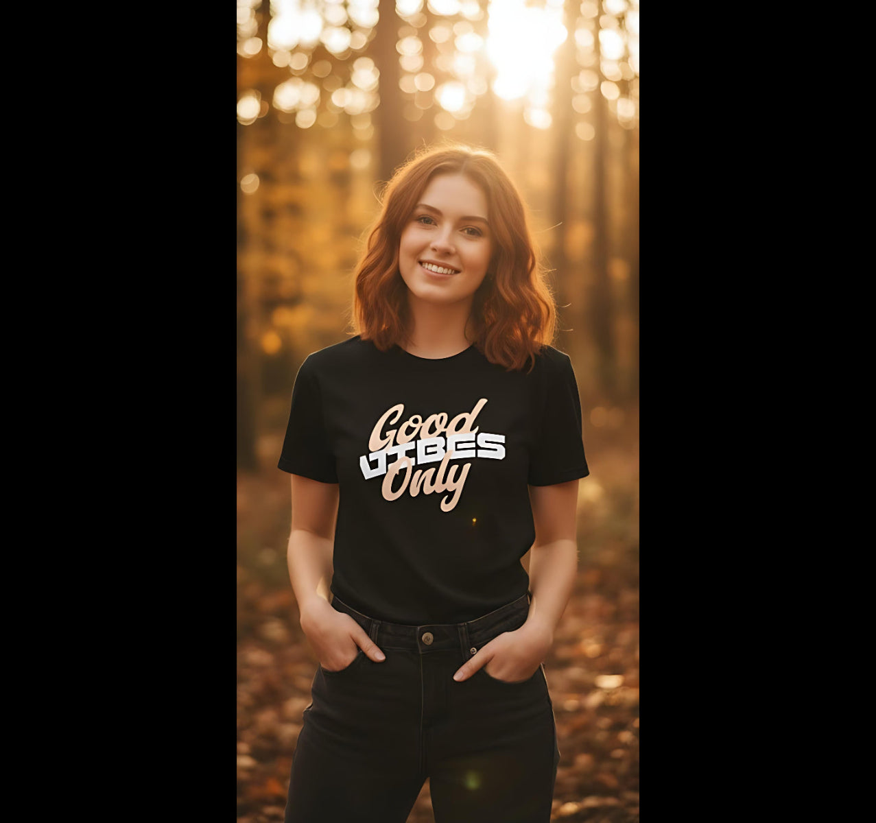 Good Vibe Only Black