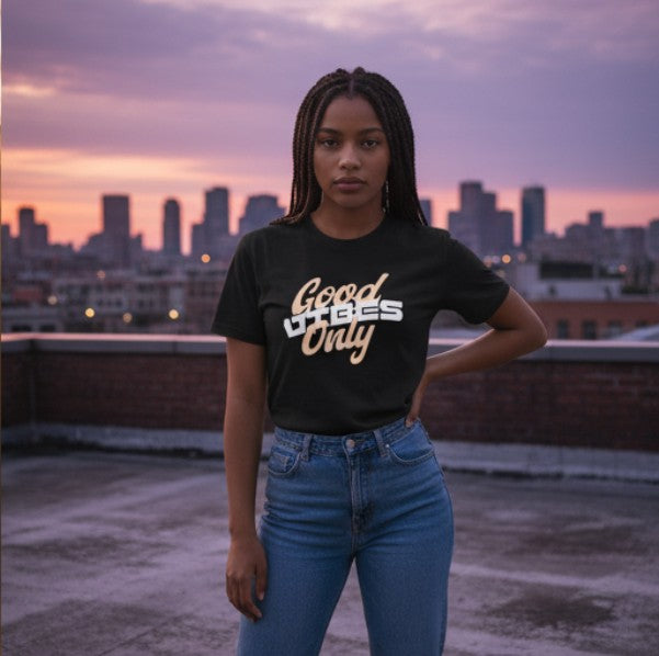 Good Vibe Only Black