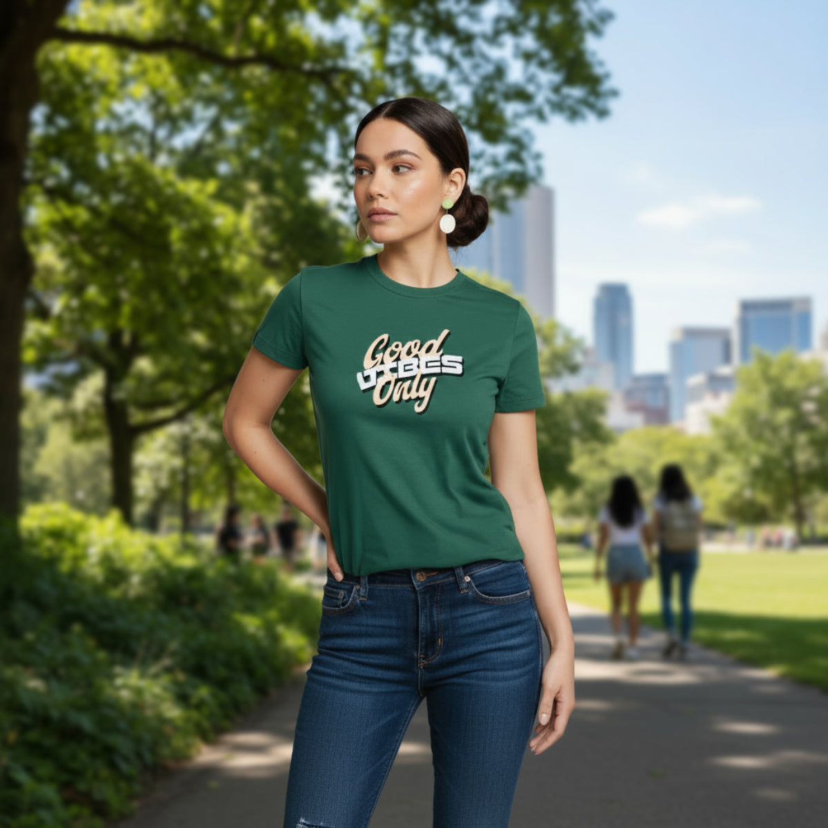 Good Vibe Only Green