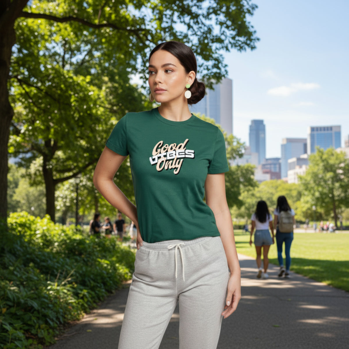 Good Vibe Only Green